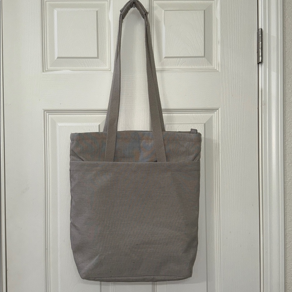 Beige Tote Bag that is convertible to a backpack